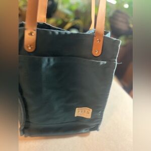 Feed Project Canvas Teal Tote Bag